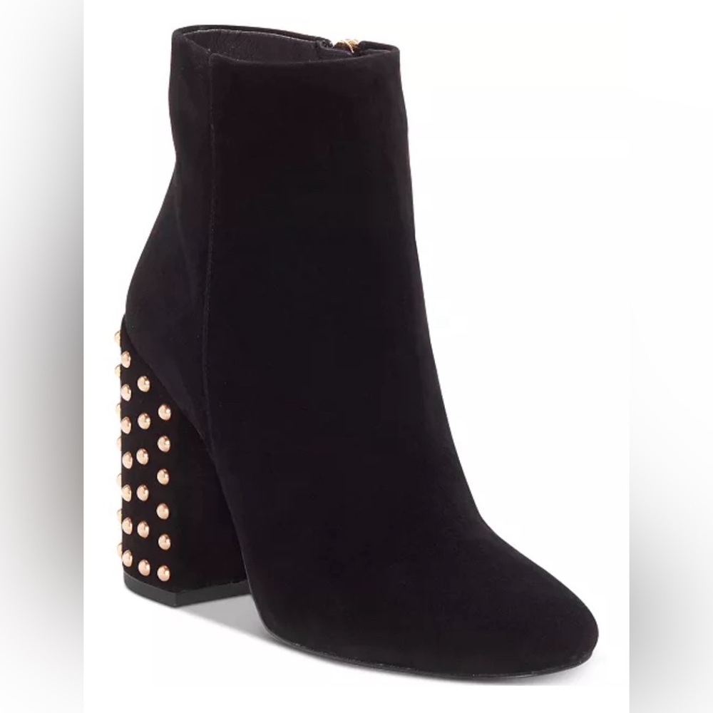 Jessica Simpson Wexton black suede boot with studs